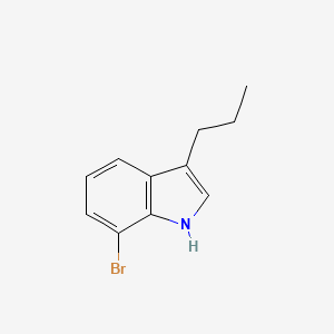 7-bromo-3-propyl-1H-indole