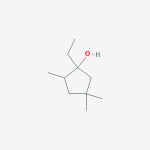 1-Ethyl-2,4,4-trimethylcyclopentan-1-ol