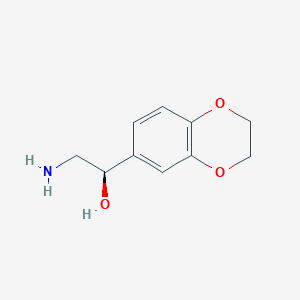 (1R)-2-amino-1-(2,3-dihydro-1,4-benzodioxin-6-yl)ethan-1-ol