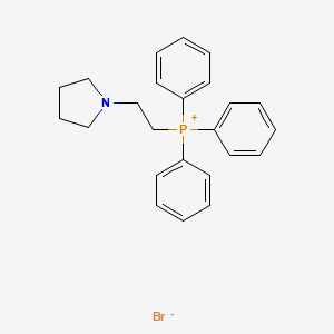 B1320123 Triphenyl[2-(pyrrolidin-1-yl)ethyl]phosphanium bromide CAS No. 23072-03-9