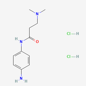 N-(4-aminophenyl)-3-(dimethylamino)propanamide dihydrochloride