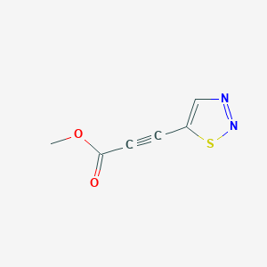 Methyl 3-(1,2,3-thiadiazol-5-YL)prop-2-ynoate