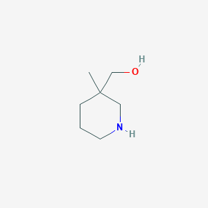 molecular formula C7H15NO B1320136 (3-Methylpiperidin-3-yl)methanol CAS No. 221298-00-6