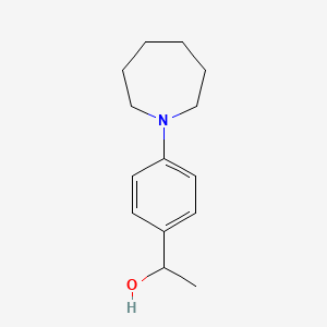 1-(4-Azepan-1-ylphenyl)ethanol