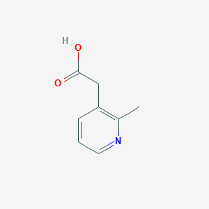 molecular formula C8H9NO2 B1320142 2-(2-甲基吡啶-3-基)乙酸 CAS No. 179626-66-5