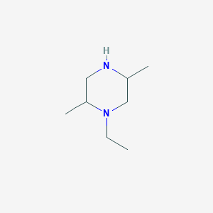molecular formula C8H18N2 B1320149 1-乙基-2,5-二甲基哌嗪 CAS No. 143526-63-0