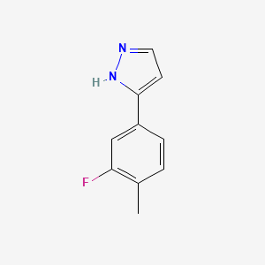 3-(3-Fluoro-4-methylphenyl)-1H-pyrazole