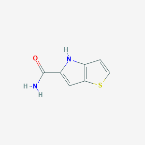 B1320164 4H-Thieno[3,2-b]pyrrole-5-carboxamide CAS No. 881888-43-3