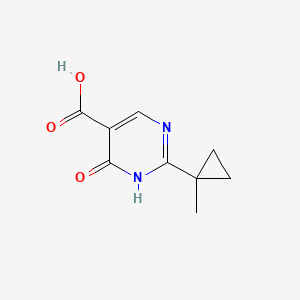 2-(1-Methylcyclopropyl)-6-oxo-1,6-dihydropyrimidine-5-carboxylic acid