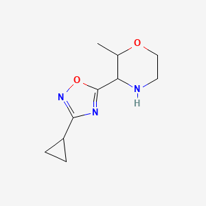 3-(3-Cyclopropyl-1,2,4-oxadiazol-5-yl)-2-methylmorpholine