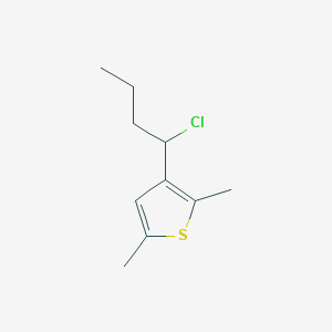 3-(1-Chlorobutyl)-2,5-dimethylthiophene