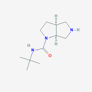 (3aS,6aS)-N-tert-butyl-octahydropyrrolo[2,3-c]pyrrole-1-carboxamide