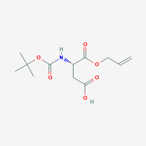 (3S)-3-{[(tert-butoxy)carbonyl]amino}-4-oxo-4-(prop-2-en-1-yloxy)butanoic acid