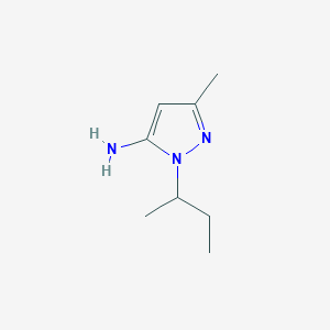 B1320225 1-sec-Butyl-3-methyl-1H-pyrazol-5-amine CAS No. 90206-23-8