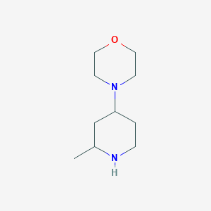 molecular formula C10H20N2O B13202271 4-(2-Methyl-piperidin-4-YL)-morpholine 