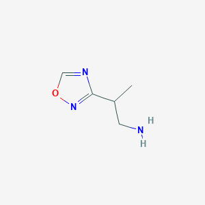 2-(1,2,4-Oxadiazol-3-yl)propan-1-amine