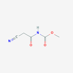 methyl N-(2-cyanoacetyl)carbamate