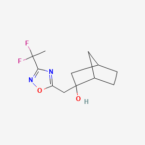 2-{[3-(1,1-Difluoroethyl)-1,2,4-oxadiazol-5-yl]methyl}bicyclo[2.2.1]heptan-2-ol