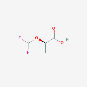 (2R)-2-(Difluoromethoxy)propanoic acid