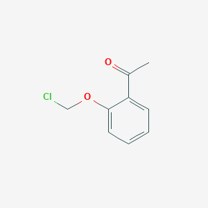 1-[2-(Chloromethoxy)phenyl]ethan-1-one