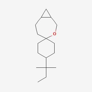 4'-(2-Methylbutan-2-yl)-3-oxaspiro[bicyclo[5.1.0]octane-4,1'-cyclohexane]