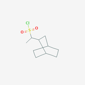 1-{Bicyclo[2.2.2]octan-2-yl}ethane-1-sulfonyl chloride