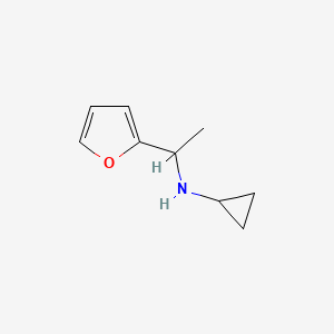 N-[1-(furan-2-yl)ethyl]cyclopropanamine