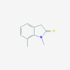molecular formula C10H11NS B132025 1,7-Dimethylindoline-2-thione CAS No. 156136-68-4