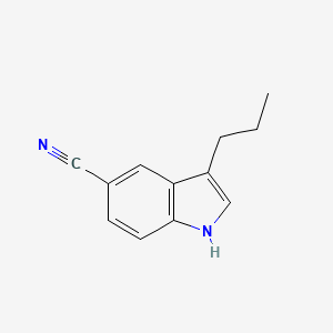 3-propyl-1H-indole-5-carbonitrile