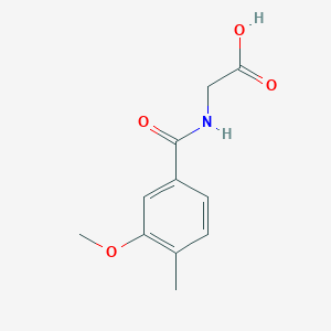 [(3-Methoxy-4-methylbenzoyl)amino]acetic acid