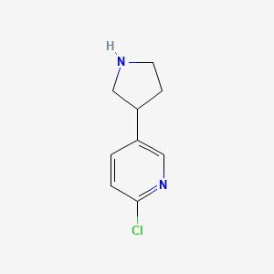 2-Chloro-5-(pyrrolidin-3-yl)pyridine