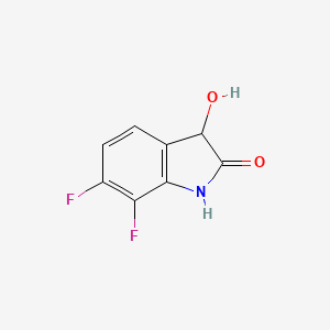 6,7-Difluoro-3-hydroxy-2,3-dihydro-1H-indol-2-one