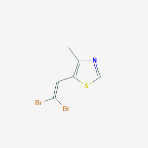 5-(2,2-Dibromoethenyl)-4-methyl-1,3-thiazole