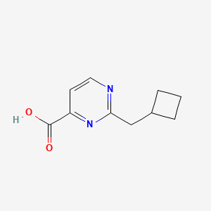 2-(Cyclobutylmethyl)pyrimidine-4-carboxylic acid