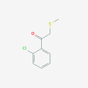 1-(2-Chlorophenyl)-2-(methylsulfanyl)ethan-1-one