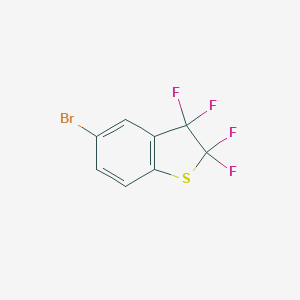 molecular formula C8H3BrF4S B132027 5-Bromo-2,2,3,3-tetrafluoro-1-benzothiophene CAS No. 146431-20-1