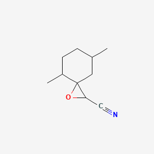 4,7-Dimethyl-1-oxaspiro[2.5]octane-2-carbonitrile