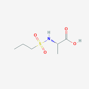 (2s)-2-(Propane-1-sulfonamido)propanoic acid