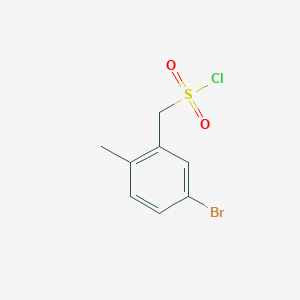 (5-Bromo-2-methylphenyl)methanesulfonyl chloride