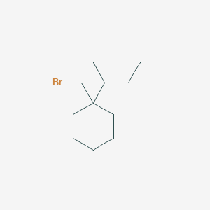 1-(Bromomethyl)-1-(butan-2-yl)cyclohexane