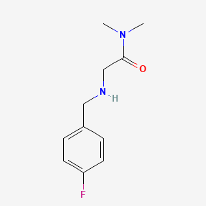 2-{[(4-Fluorophenyl)methyl]amino}-N,N-dimethylacetamide