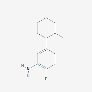 2-Fluoro-5-(2-methylcyclohexyl)aniline