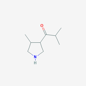 2-Methyl-1-(4-methylpyrrolidin-3-yl)propan-1-one