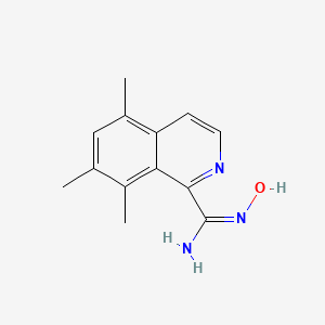 (E)-N'-Hydroxy-5,7,8-trimethylisoquinoline-1-carboximidamide