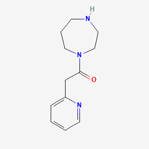 1-(1,4-Diazepan-1-yl)-2-(pyridin-2-yl)ethan-1-one