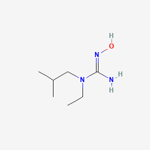 1-Ethyl-2-hydroxy-1-(2-methylpropyl)guanidine