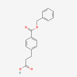 3-{4-[(Benzyloxy)carbonyl]phenyl}propanoic acid