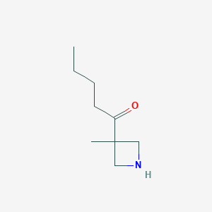 1-(3-Methylazetidin-3-yl)pentan-1-one