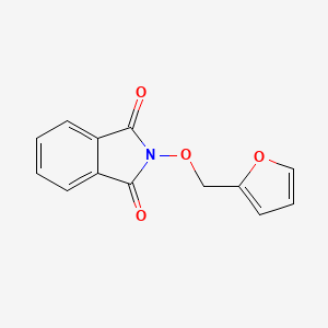 molecular formula C13H9NO4 B1320306 N-(2-呋喃甲氧基)邻苯二甲酰亚胺 CAS No. 39685-81-9