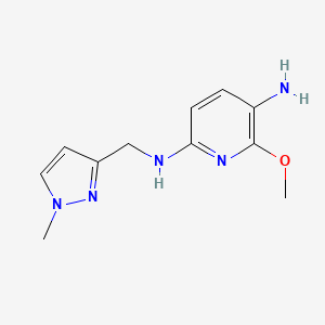 6-methoxy-N2-[(1-methyl-1H-pyrazol-3-yl)methyl]pyridine-2,5-diamine